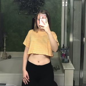 Striped Crop Top